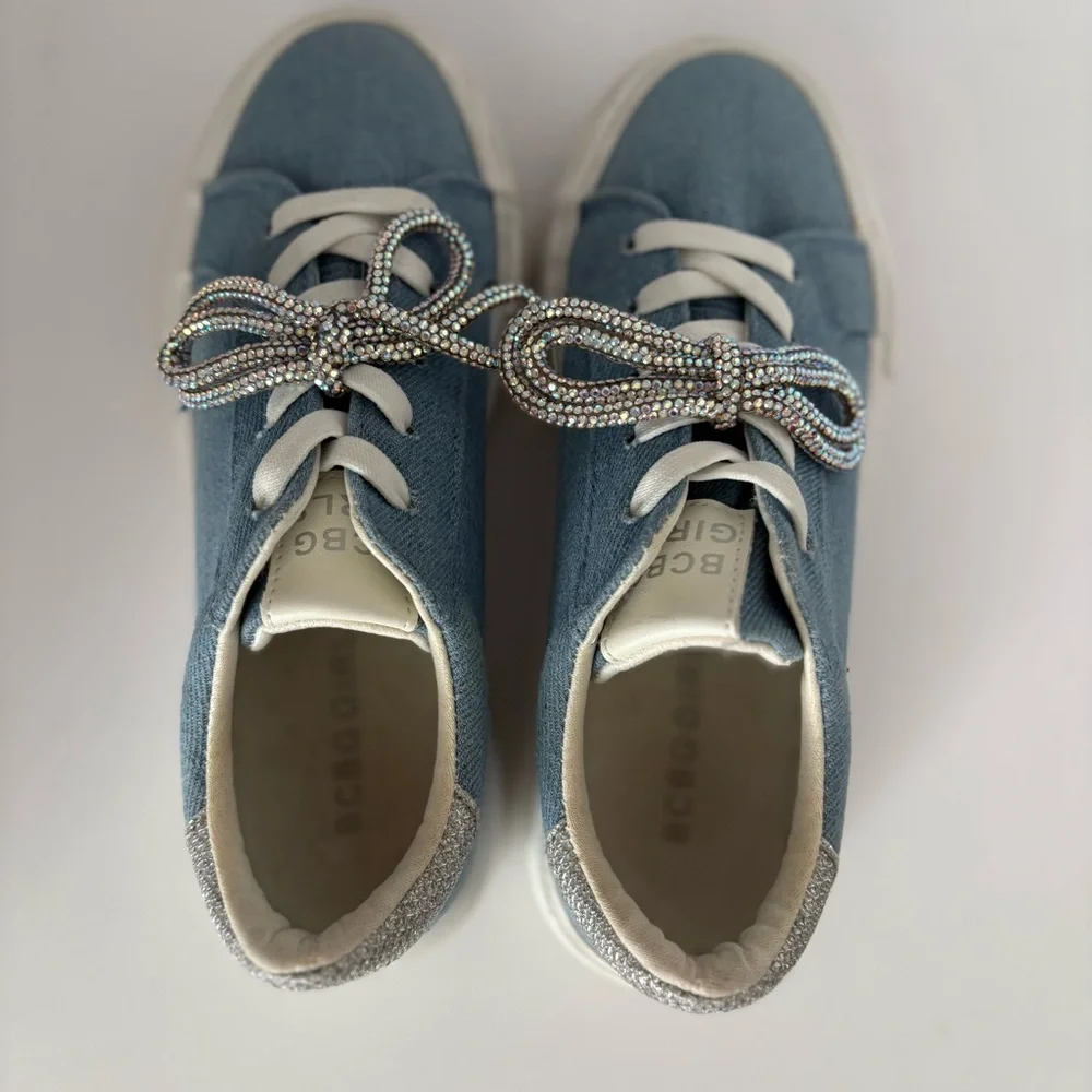 BCBG Girls Precious Platform Sneaker Size 1